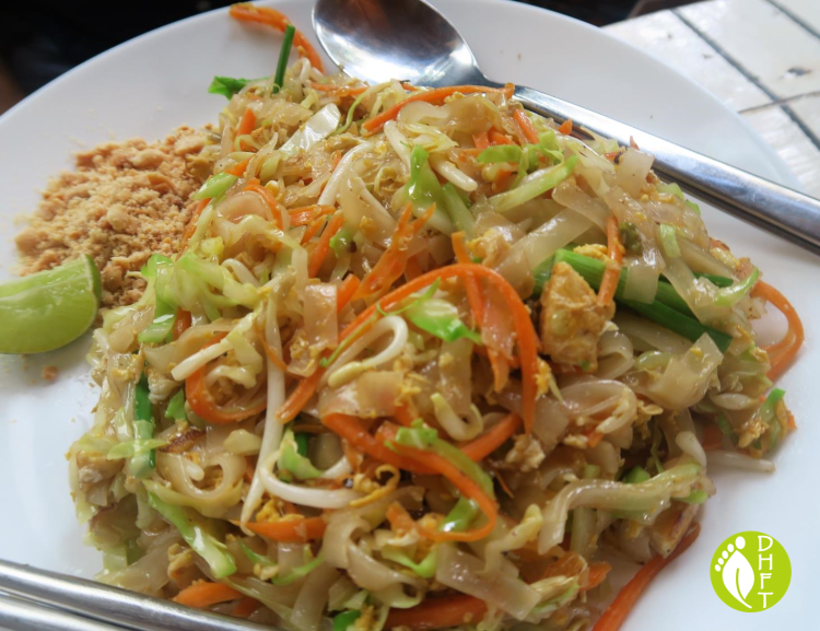 Cafe del Sunshine Lonely Beach Pad Thai Nudeln vegetarisch